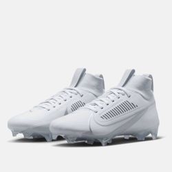 Nike Vapor Edge Pro 360 2 Men's Football Cleats Size 10 White Silver DA5456-100