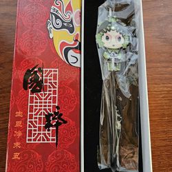Metal Bookmark With   Chinese Opera Mask Decoration 