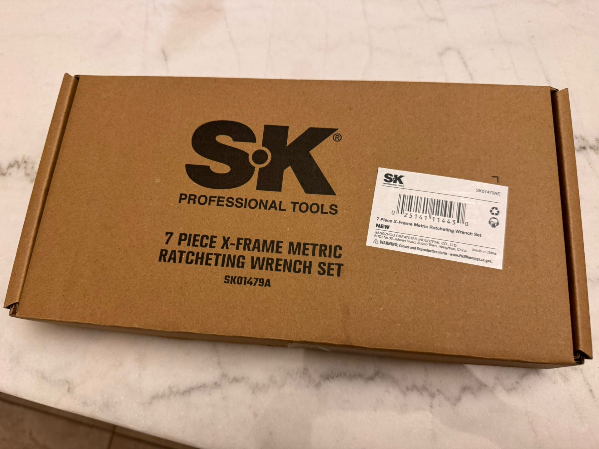SK TOOLS 7PC 6pt Ratcheting Set W/ Foam