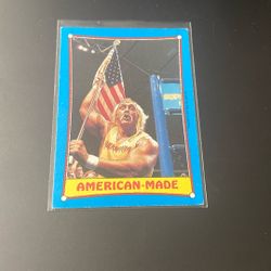 1987 Topps Hulk Hogan American Made #35