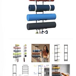 Yoga Mat Holder Wall Mount 