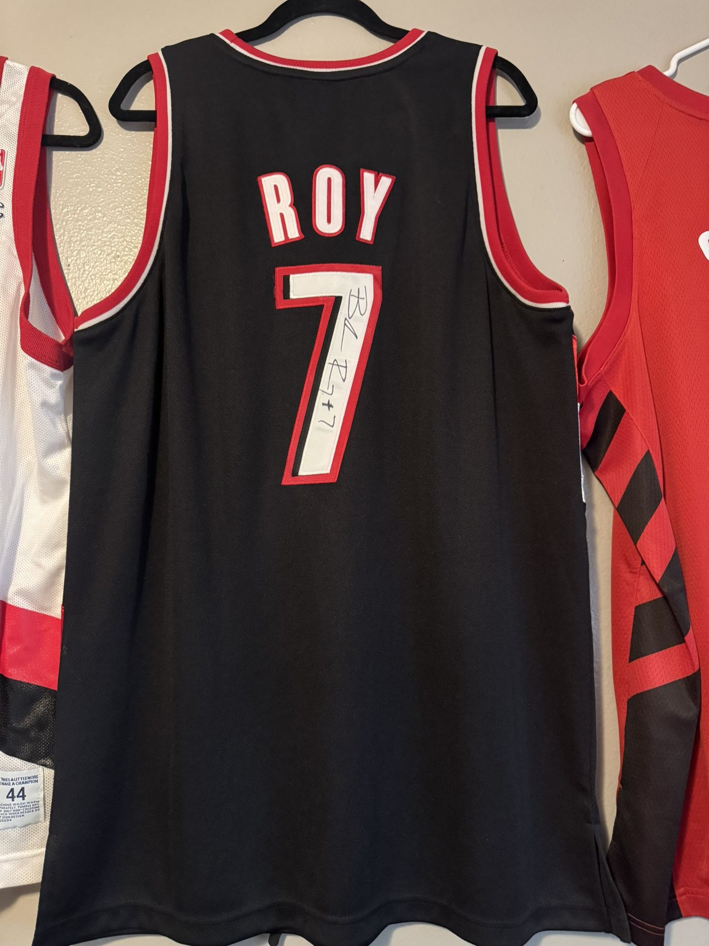 Brandon Roy Autograph Adidas Portland Trail Blazers Jersey
