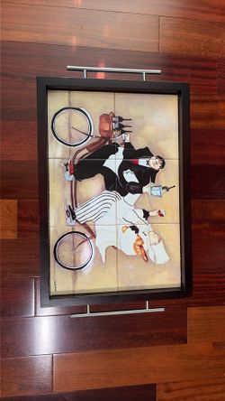 Tray - bistro French theme