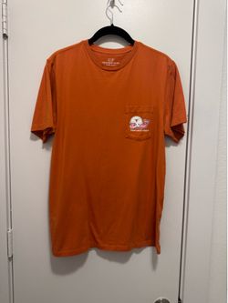 Vineyard Vines Men’s Small Texas Longhorns Football UT Orange Cotton NWOT