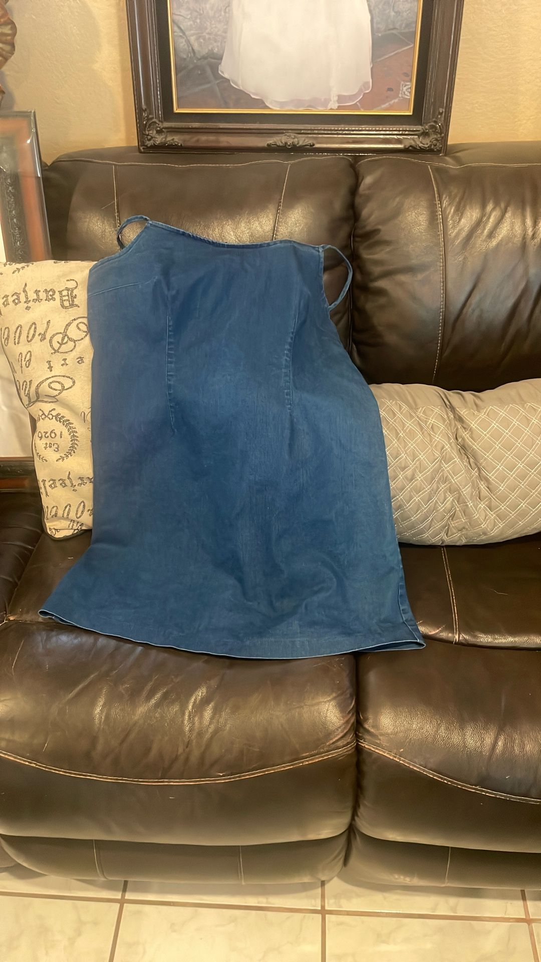 Large Denim Dress