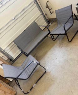 Patio chairs 3 piece