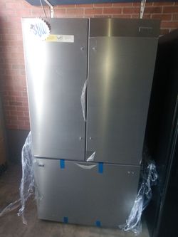 Frigidaire stainless steel 3 door refrigerator and REPAIRS