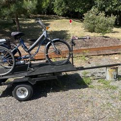 Adult Converted Electric Tricycle & Trailer