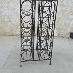Wrought Iron Wine Holder 