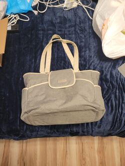 Diaper Bag Grey Used Very Good Condition 