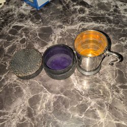 Antique Collapsible Cup With Case