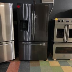 New Black Stainless Steel Bottom Freezer Refrigerator‼️‼️