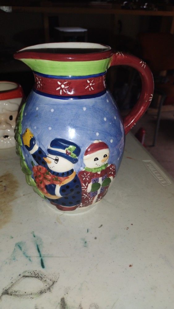 Christmas Pitcher