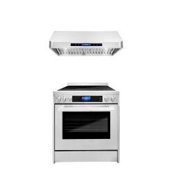 LUXURY KITCHEN APPLIANCES - New Open Box RANGE OVEN COOKTOP HOOD