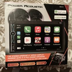 Power Acoustic Car Stereo w/ Speaker Combo