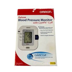 Omron Deluxe Blood Pressure Monitor With ComFit Cuff NEW in Box. 