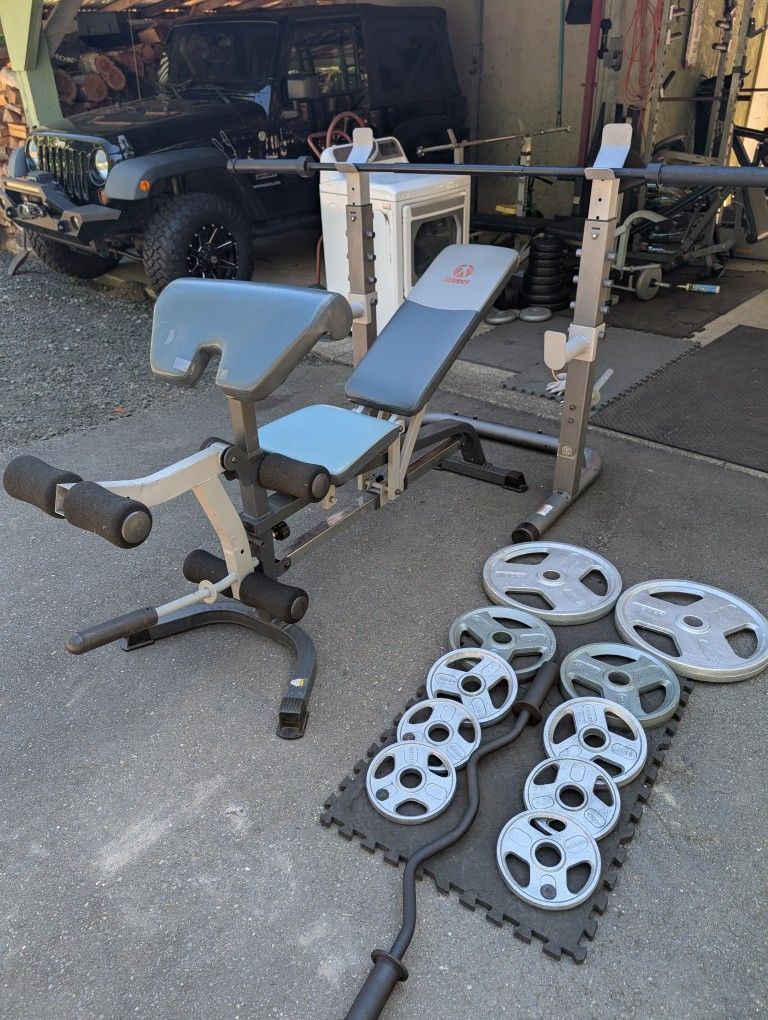 Weight Bench & Weights!