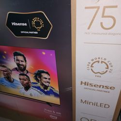 TV HISENSE MINI-LED 75" (QD7).