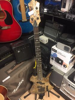 B.C. Rich electric bass guitar