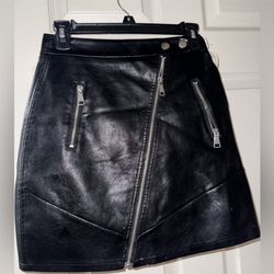 Kendall & Kylie Leather Skirt 