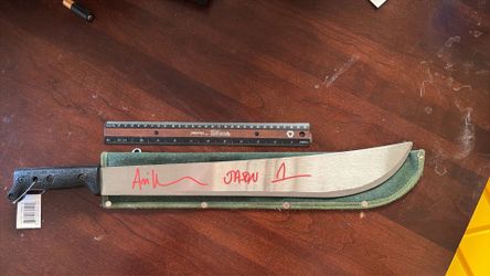 Friday 13 Ari Lehman Signed Machete “Jason 1” Inscription