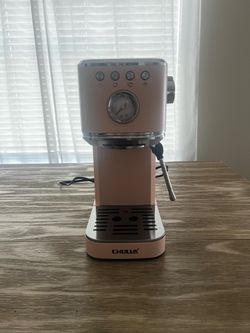 Light Pink Espresso Machine