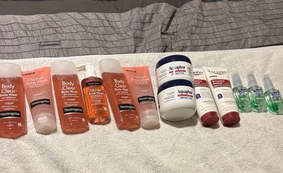 Brand New Neutrogena, Aquaphor & Eucerin Skincare Bundle – $120