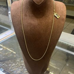 Gold Chain, 14 Karat 24 Inch #27088