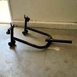 TRACKSIDE REAR PADDOCK STAND FOR SPORTS MOTORCYLE