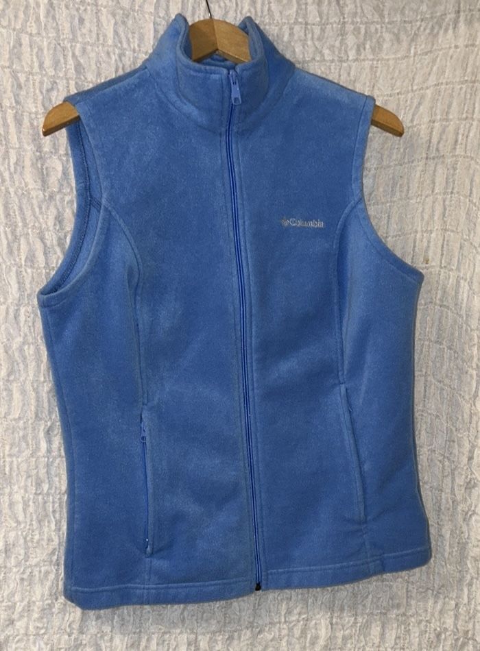 Columbia: Women’s Fleece Vest, Zippered Pockets, Size: Large