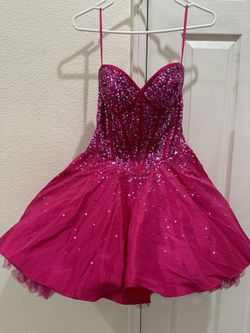 Juniors Formal Pink Dress