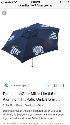 Miller Lite 7ft Patio Umbrella For Sale In Medina Oh Offerup