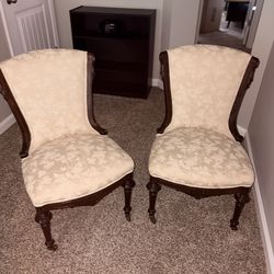 Tan/Brown Antique chairs 1954