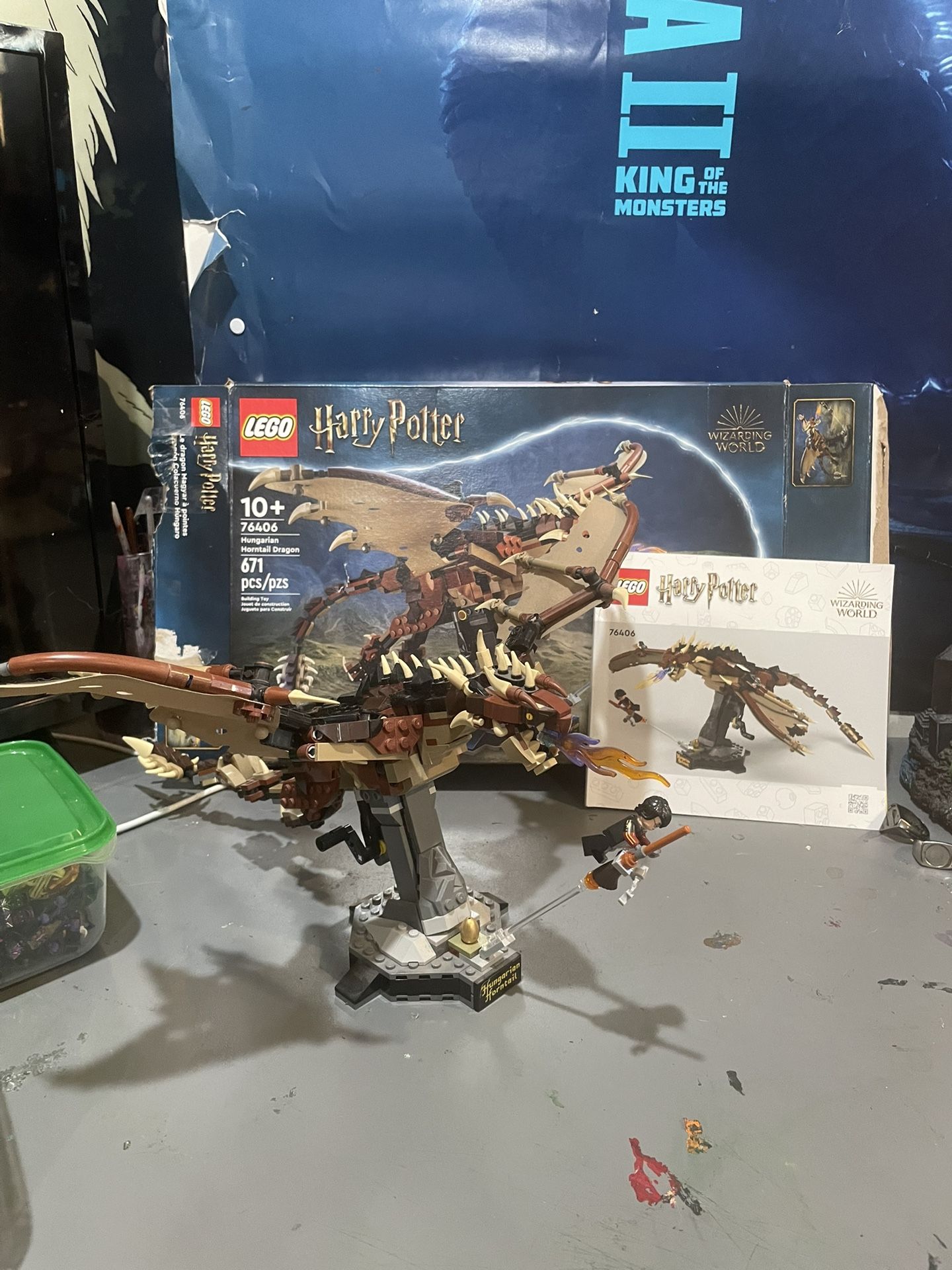 Lego Harry Potter Hungarian Horn tail 