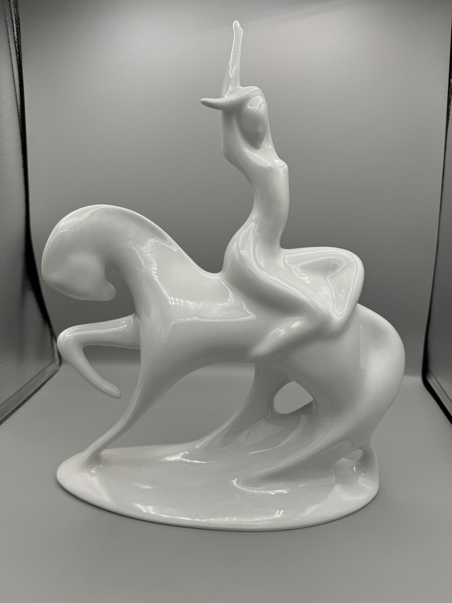 1960 Bohemian Czech Jaroslav Jezek Figurine Lady Godiva Royal Dux