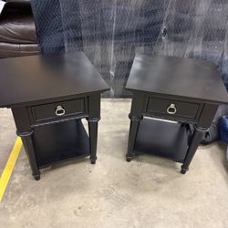 Black End tables/ Nightstands