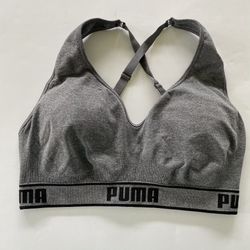 PUMA Grey Sports Bra XL