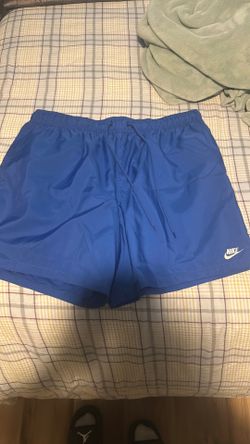 Blue Nike shorts