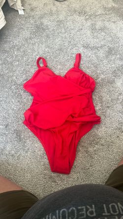 SHEIN red one piece swimsuit size 14-16