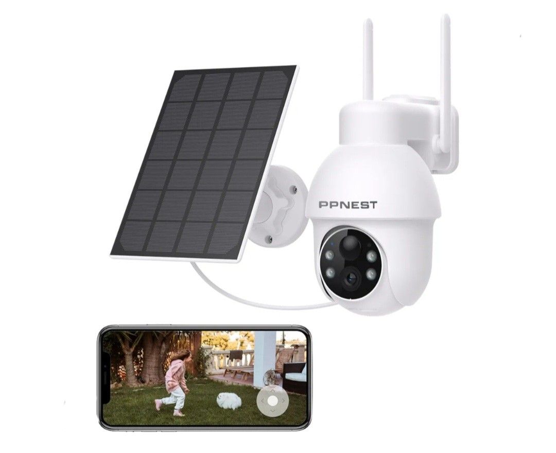 PPNEST Solar Security Camera 