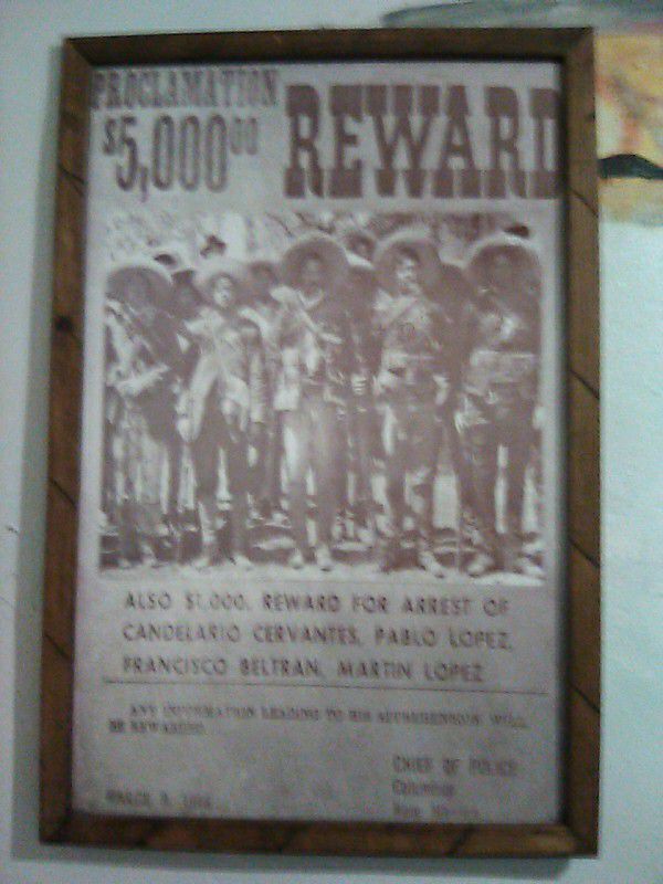 Poster Of An Antique Proclamation $5000 Reward