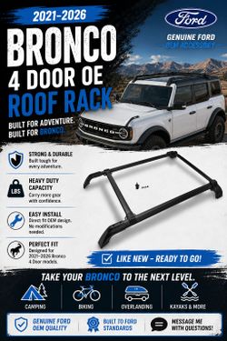 Ford Bronco 4-Door OE Roof Rack 2021–2026