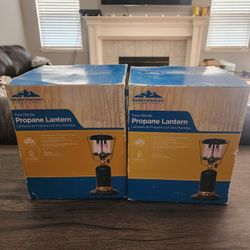 Two Mantle Propane Laterns (Pair)
