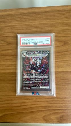 Pokemon TCG 2024 SV Paldean Fates Charizard ex 234/091 SIR Holo PSA HP330