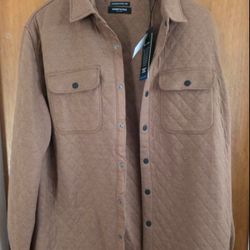 Men's Kenneth Cole XL Quilted Shirt Jacket