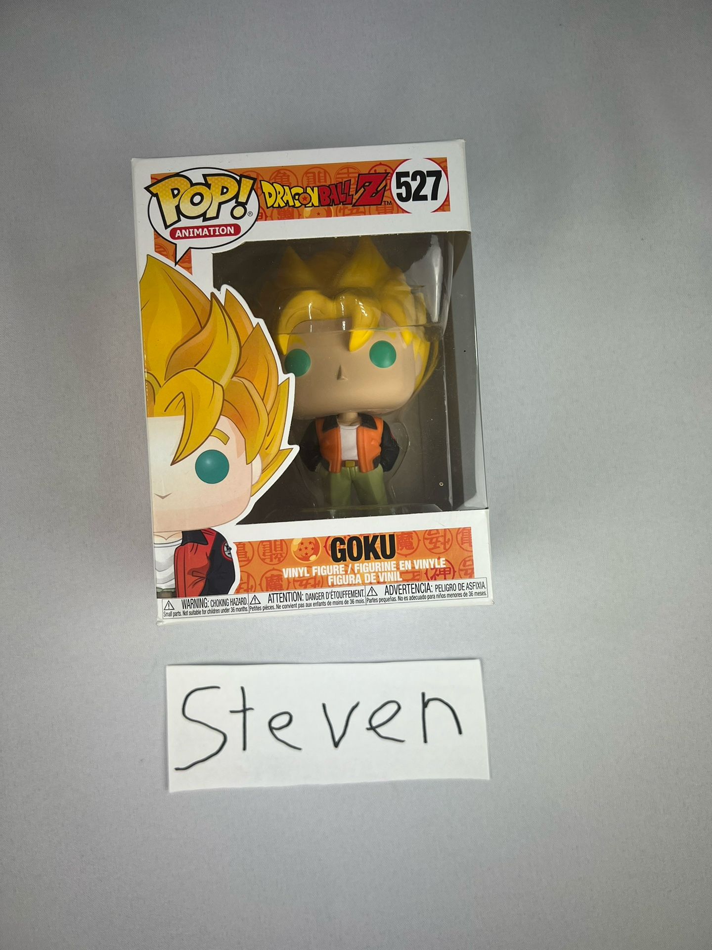 Funko Pop Animation Dragon Ball Z Goku #527 Vinyl Figure With Protector