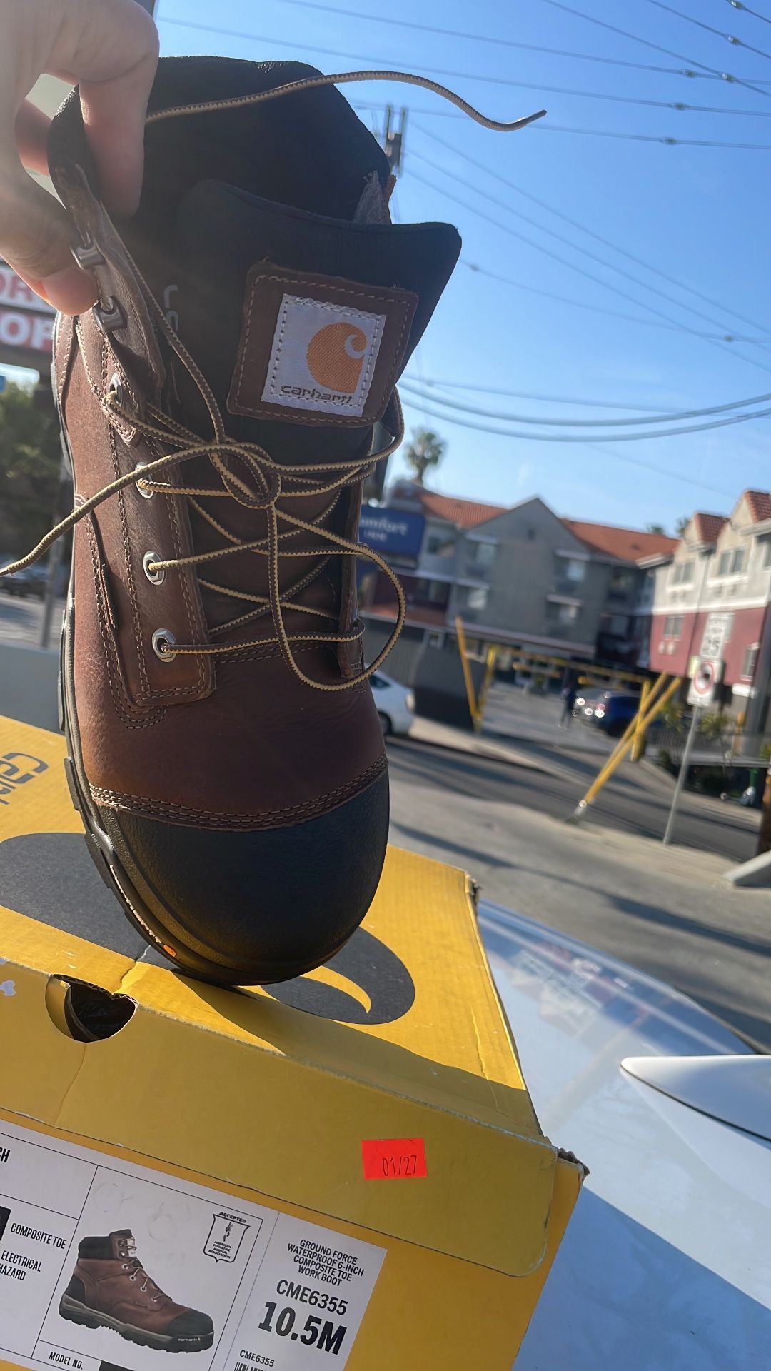 Carhartt Men's Ground Force 6” Inch composite Toe