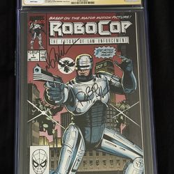 Robocop CGC Signature Series 9.4 9.2 #1 And #3 Peter Weller Nancy Allen Signed Rare