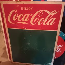 Vintage Coca Cola Chalkboard