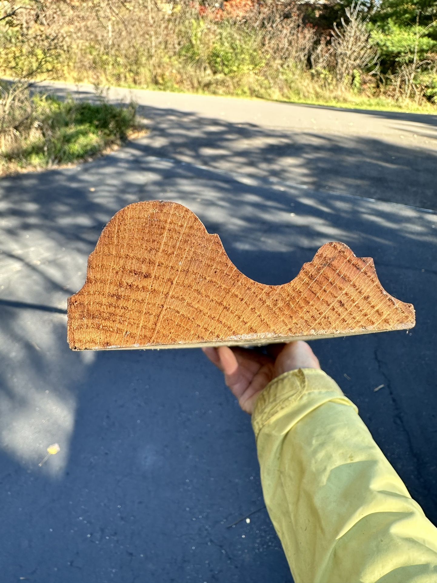 red Oak  Base Cap Molding